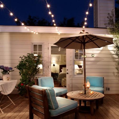 Гирлянда уличная Feron CL50-50 230 V 100хЕ27 50 м Черный (iz16033) - фото 6