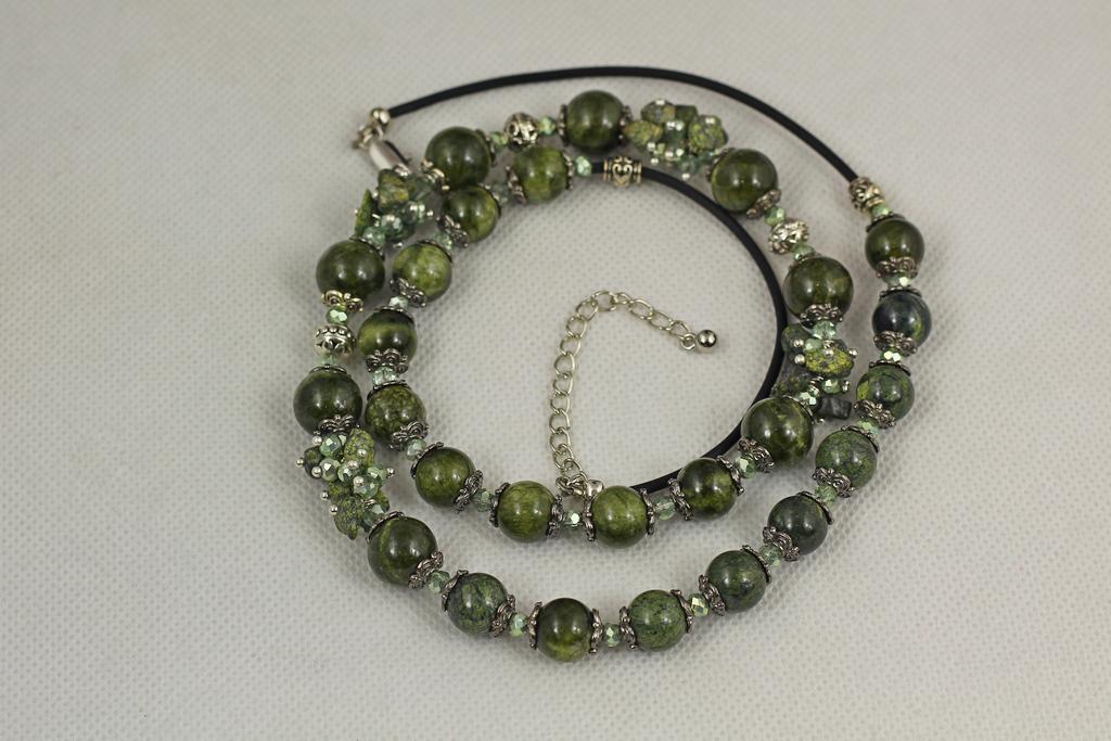 Ожерелье No name змеевидный 75 см Серебристый (30951068)