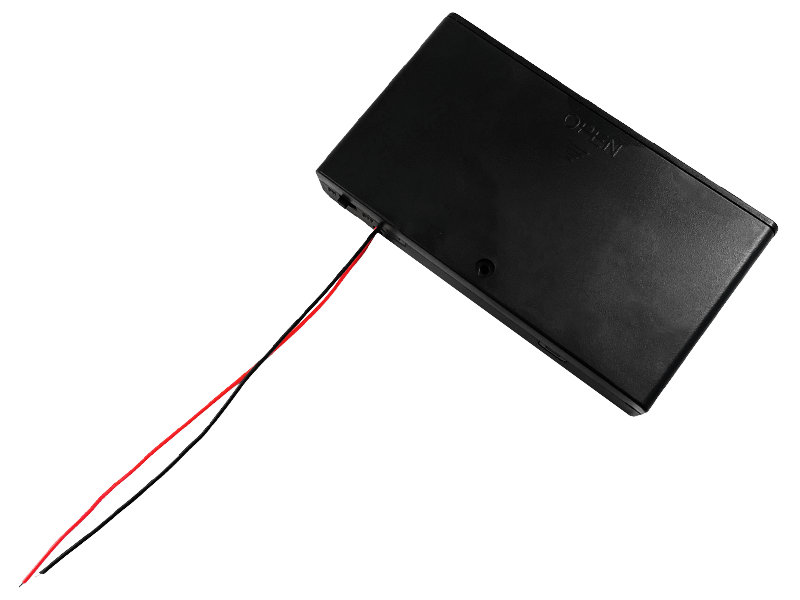 Отсек батарейный Daier BH5-8003 8 x AA 1,5V с крышкой и переключателем ON-OFF с проводами (1-0986) - фото 4 Отсек батарейный Daier BH5-8003 8 x AA 1,5V с крышкой и переключателем ON-OFF с проводами (1-0986) - фото 4