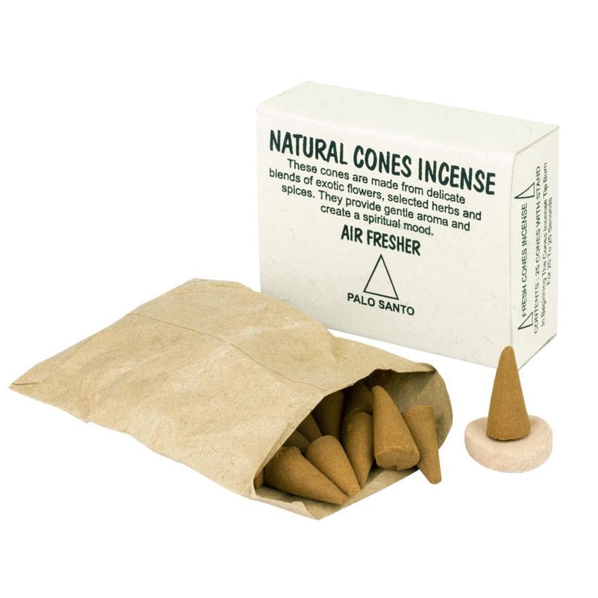 Благовония Непальские конусные Пало Санто 25 конусов с подставкой 9,3х7х3,3 см (27862)