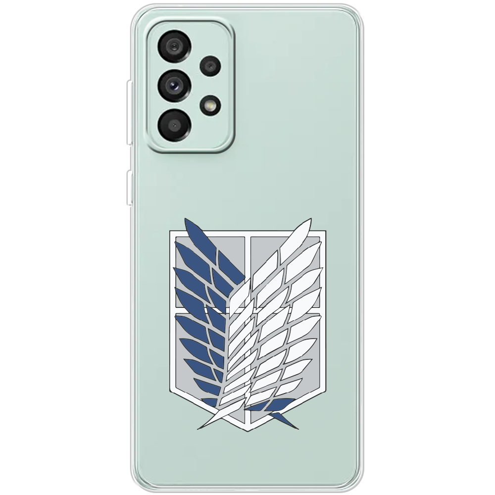 Чехол BoxFace Samsung Galaxy A53 5G (A536) Атака Титанов Крылья Свободы Прозрачный силикон (44112-bk88-44112)