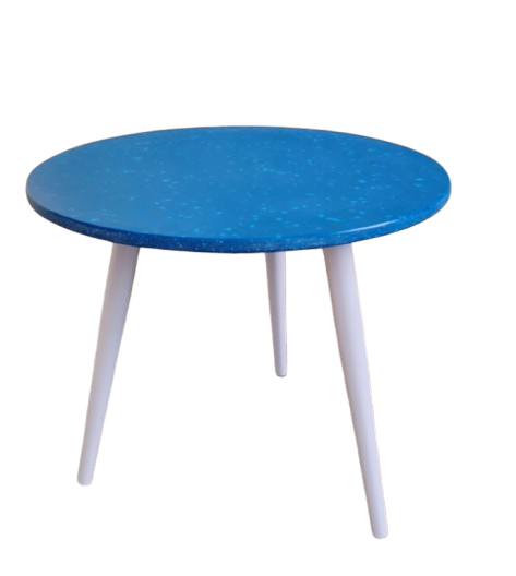Стіл журнальний Recast Plastic 50 см Синій (СТ50) - фото 2 Стіл журнальний Recast Plastic 50 см Синій (СТ50) - фото 2