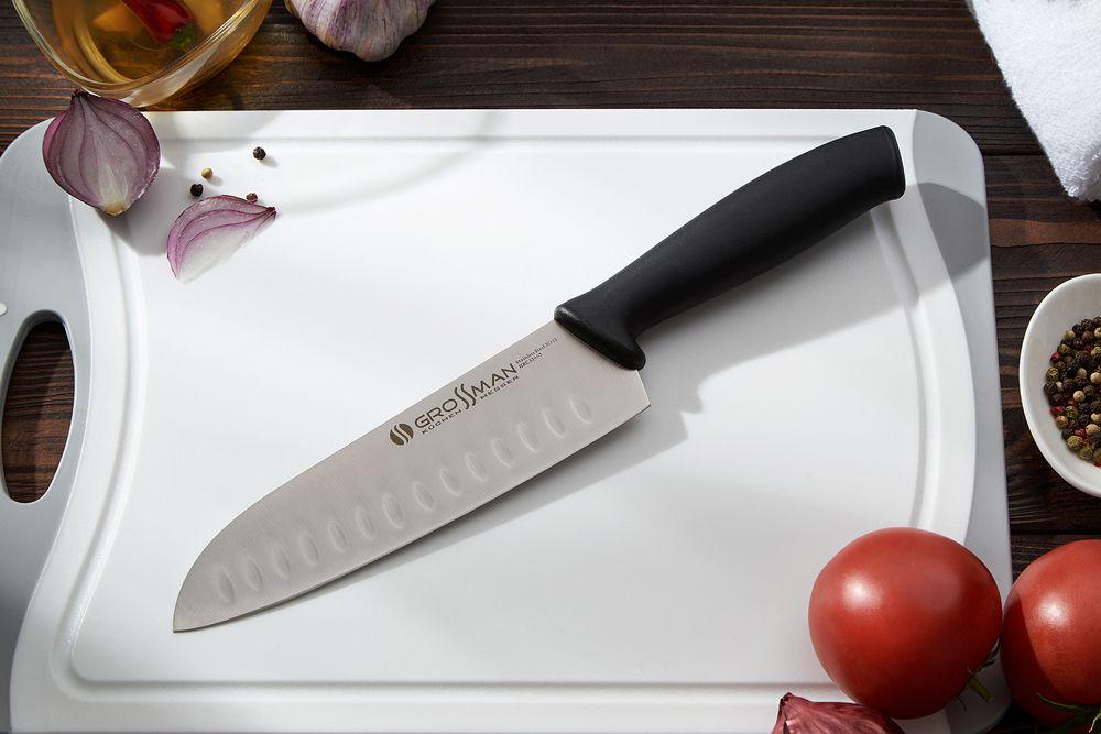 Ніж кухонний сантоку Grossman 003 Applicant (26468232) - фото 2 Ніж кухонний сантоку Grossman 003 Applicant (26468232) - фото 2