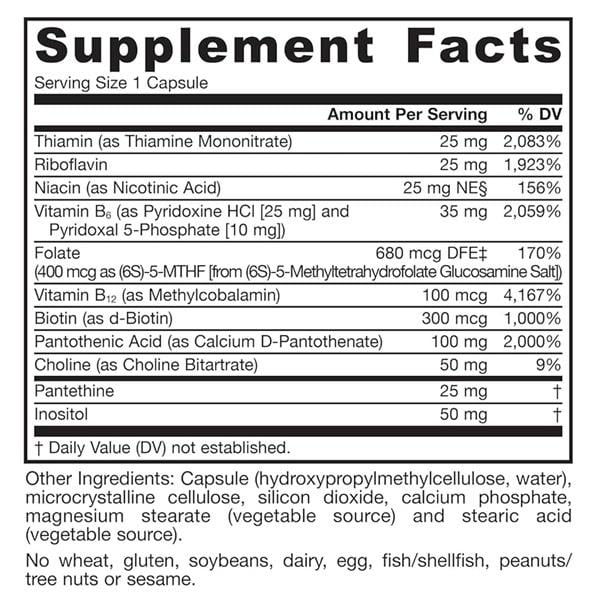 Комплекс Jarrow Formulas B-Right 100 Veg Caps - фото 2