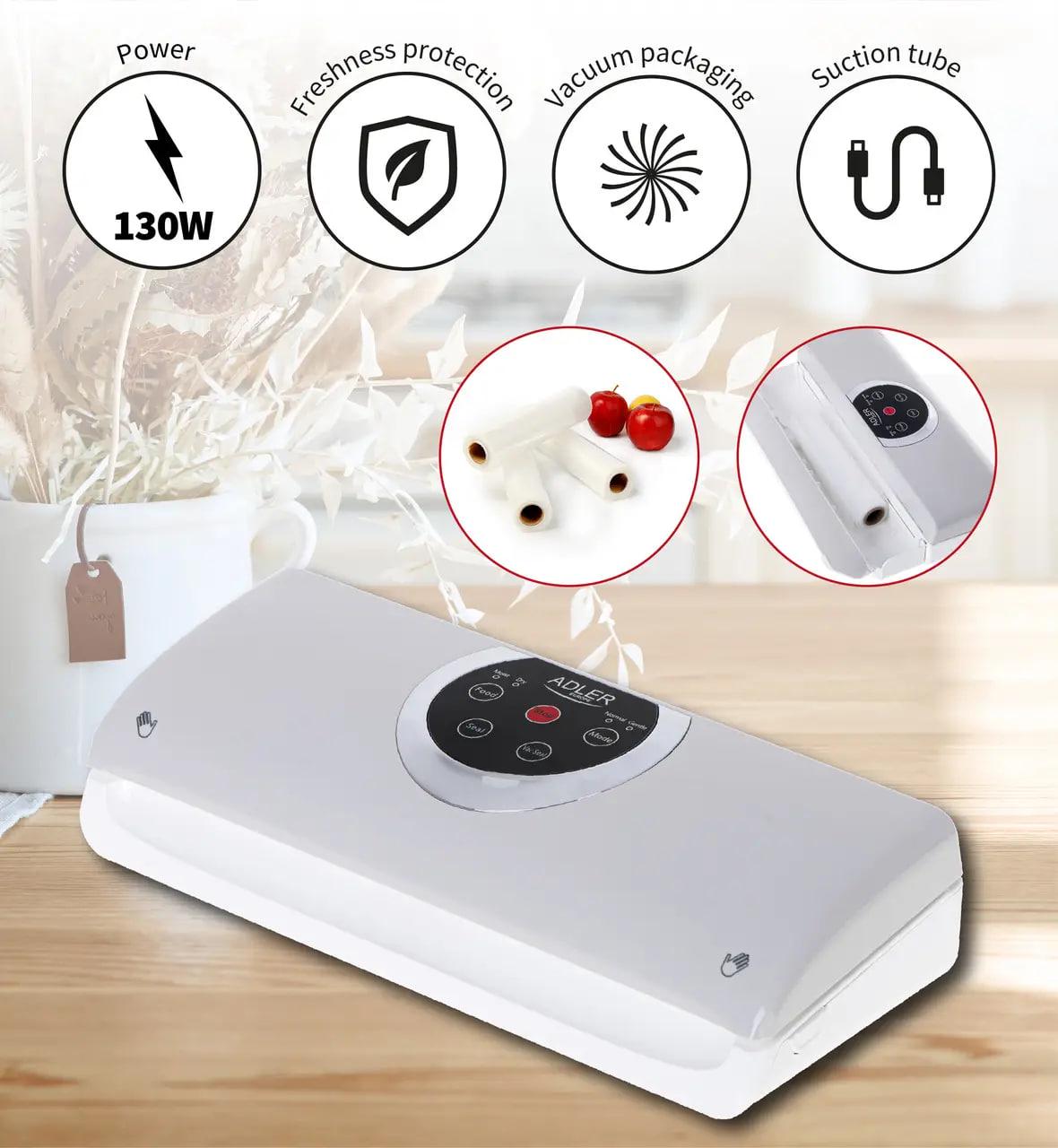 Вакуумный упаковщик Adler 130 Вт - фото 4