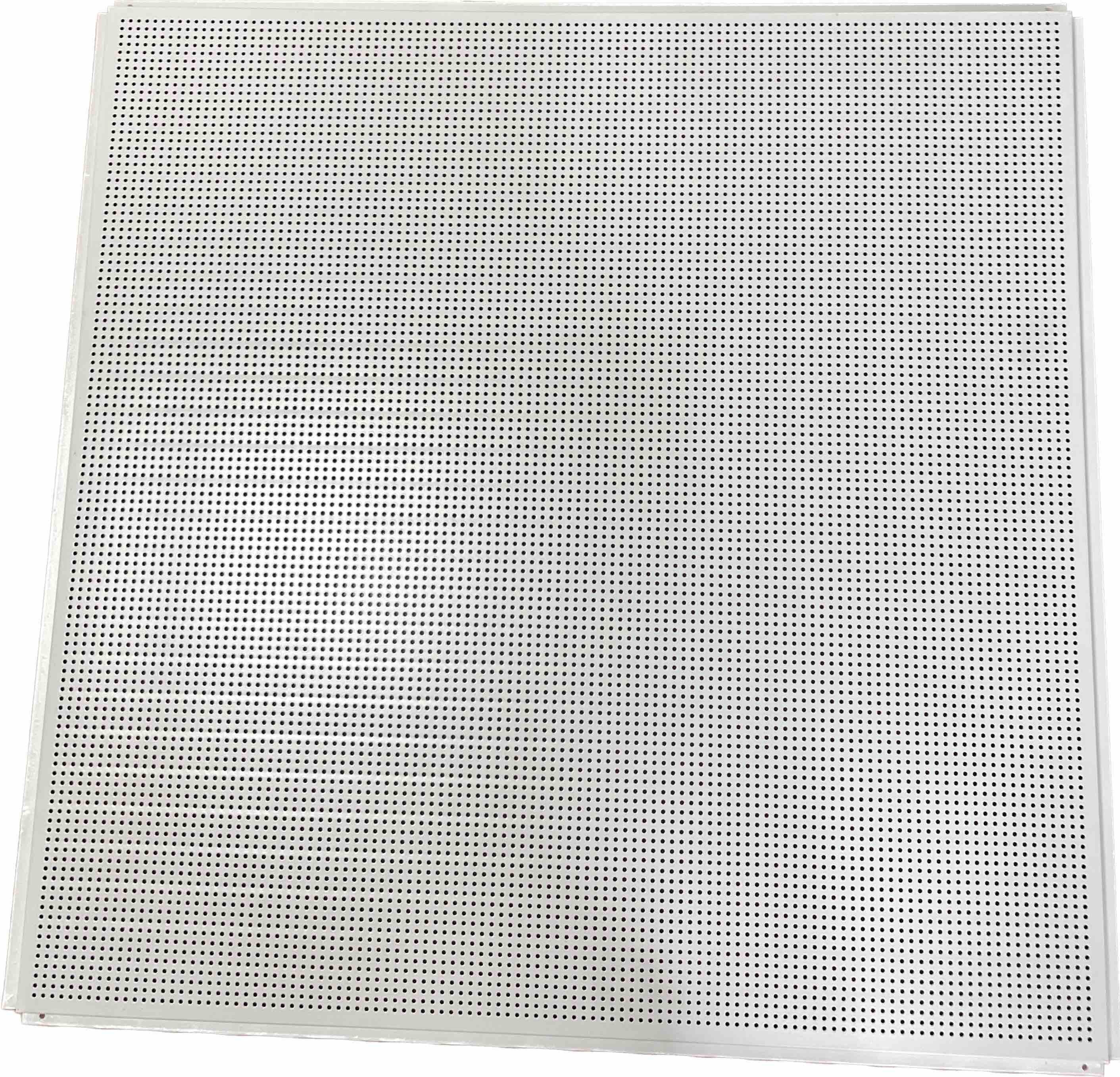 Плита металлическая перфорированная с круглыми отверстиями 590х590 мм Белый (12791894) Плита металлическая перфорированная с круглыми отверстиями 590х590 мм Белый (12791894)