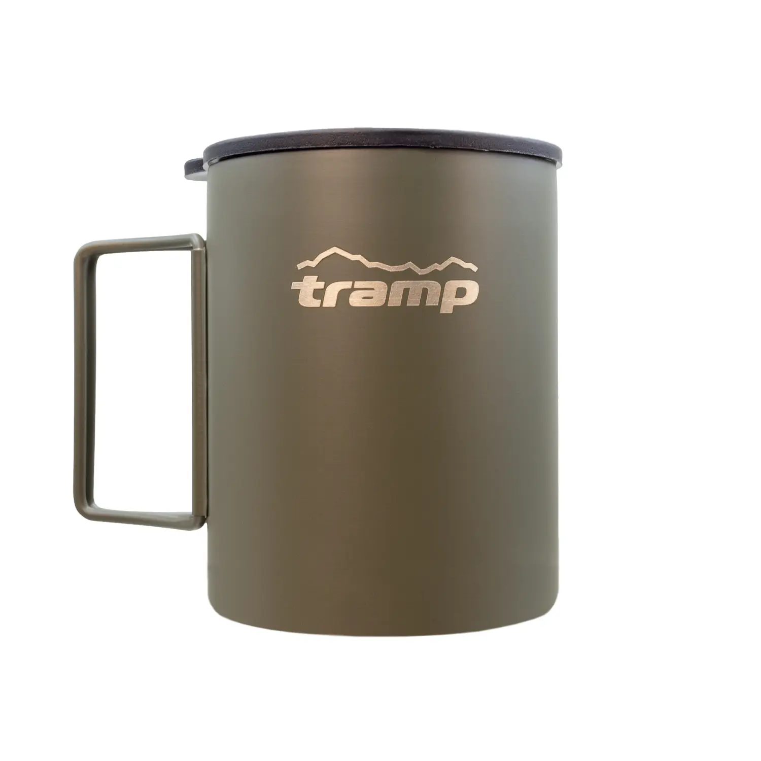 Термокружка Tramp со складными ручками и поилкой 400 мл (UTRC-137-Olive)