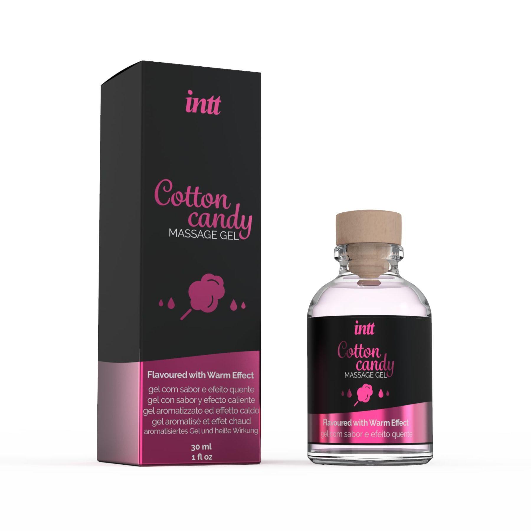 Массажный гель Intt Cotton Candy 30 мл разогревающий