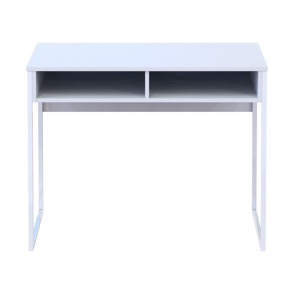 Стіл письмовий з полицею Doros Барт 100х55х78,1 см Білий (DRS-011428)