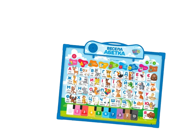 Интерактивная музыкальная доска 2в1 для обучения и рисования Синий (SK 0020)