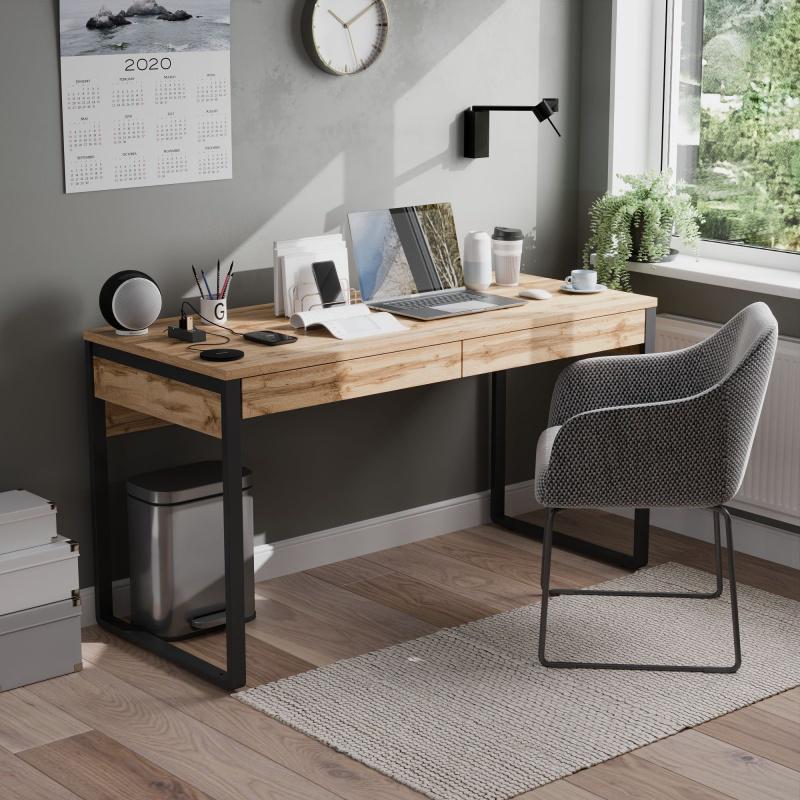 Стіл письмовий Loft-7 1400х598х750 мм Дуб Аппалачі (Арт.226) - фото 4 Стіл письмовий Loft-7 1400х598х750 мм Дуб Аппалачі (Арт.226) - фото 4