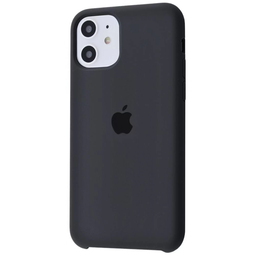 Силиконовый Чехол Накладка Silicone Case для iPhone 11 Закрытый низ Coffee