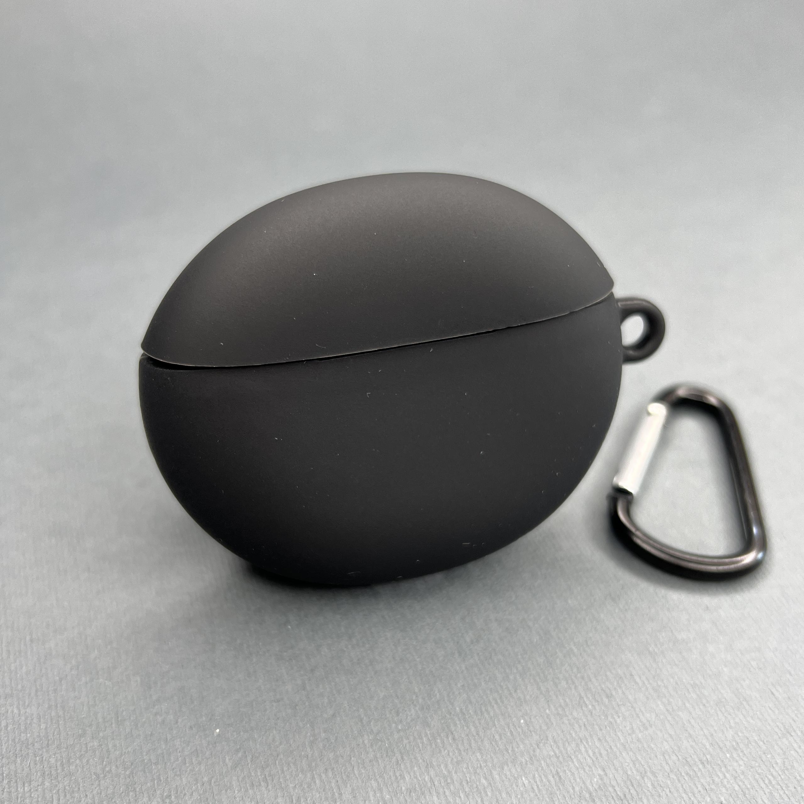 Чехол для наушников Xiaomi Redmi Buds 4 Active с карабином противоударный Черный (529712) - фото 1 Чехол для наушников Xiaomi Redmi Buds 4 Active с карабином противоударный Черный (529712) - фото 1