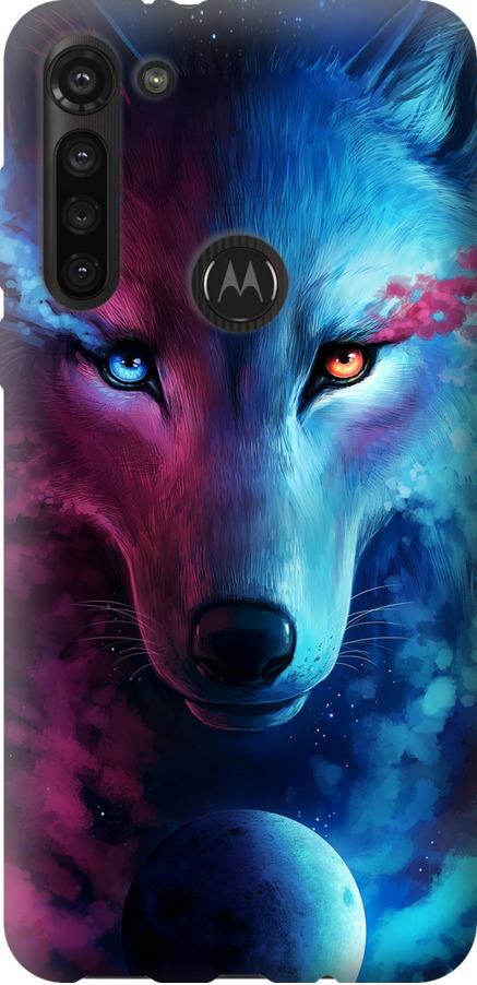 Чехол на Motorola G8 Power Арт-волк (3999u-1940-42517)