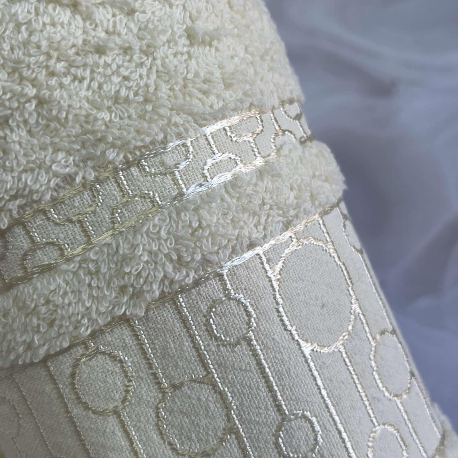 Набор полотенец банное и для лица 70х40 см/50х90 см 2 шт. Белый (mame2v1krug-beyaz) - фото 3 Набор полотенец банное и для лица 70х40 см/50х90 см 2 шт. Белый (mame2v1krug-beyaz) - фото 3