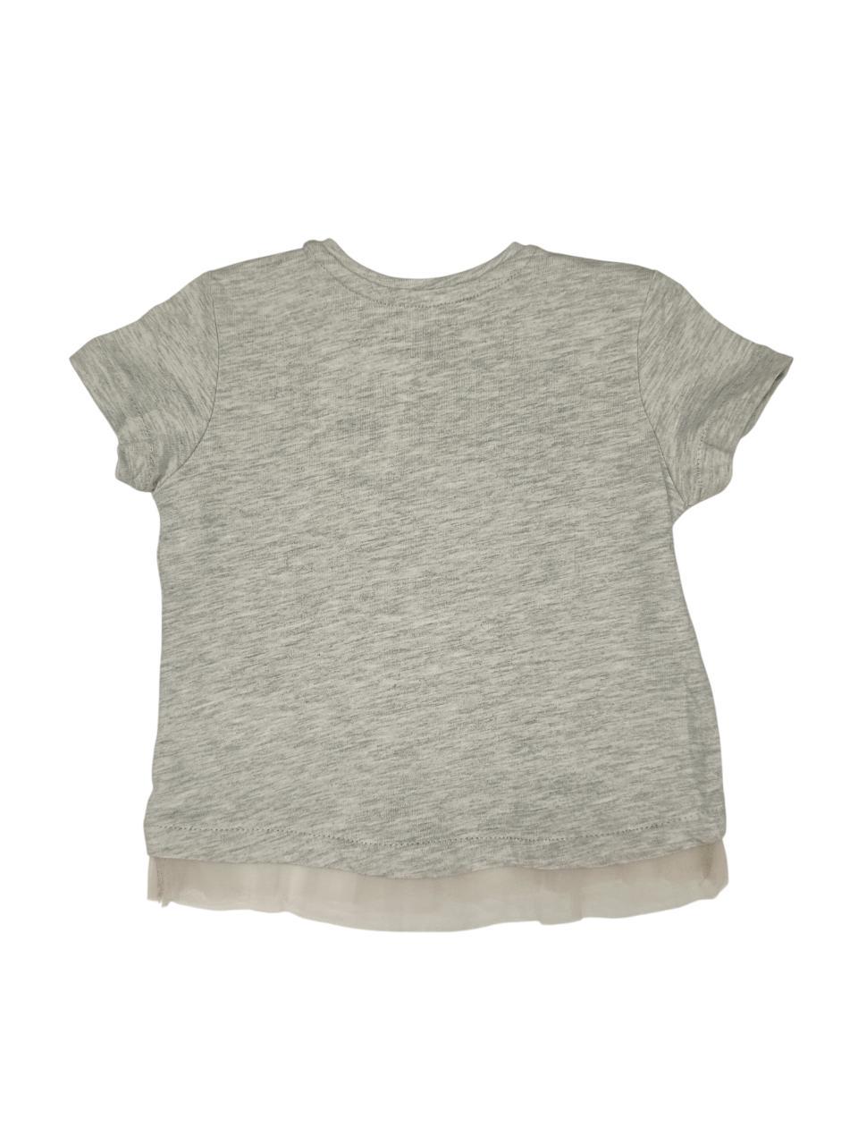 Футболка дитяча для дівчинки Cool Club 74 см Сірий (0560) - фото 2