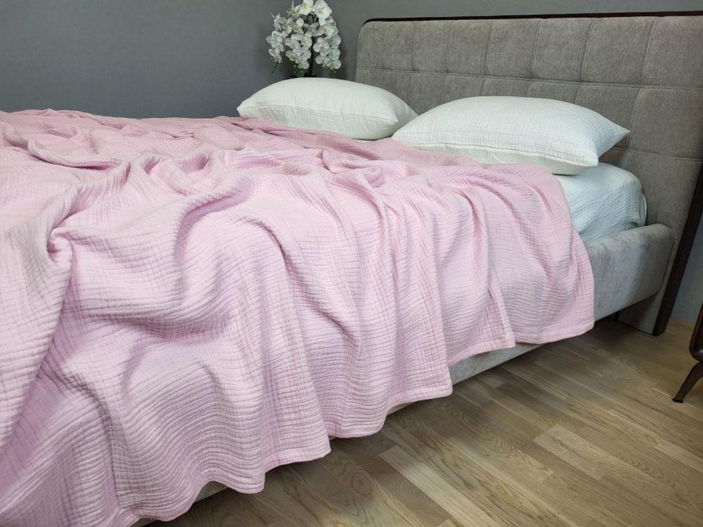 Покрывало муслин 140x220 см Pink (11048) - фото 1