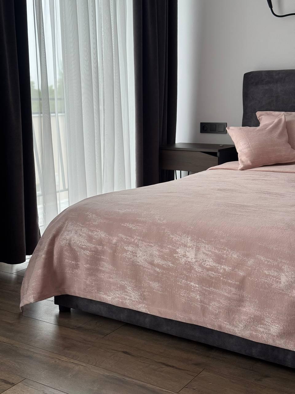 Покрывало Мрамор 200х250 см Розовый (22000-12-200x250cm) - фото 2