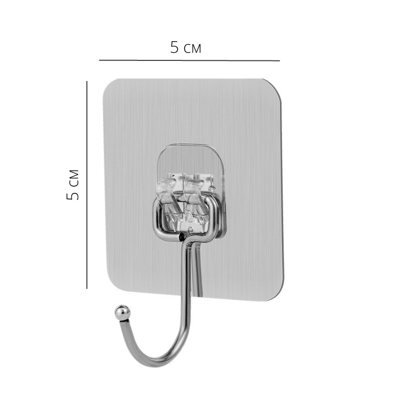 Набір тримачів для кухні та ванної кімнати 5 шт. Сріблястий - фото 9