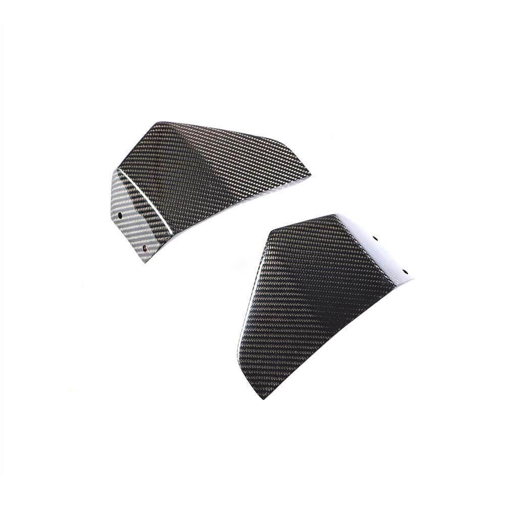 Накладки на передний бампер DDCarbon Flap Карбон V1 для оригинального M-Sport 2018-2021 для BMW X3 G01 2018-гг. карбон (137880)