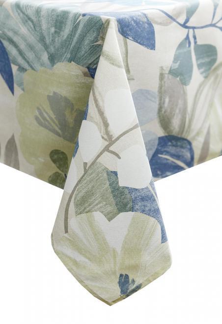 Скатерть Прованс Цветы 180x136 см Голубой (30908)