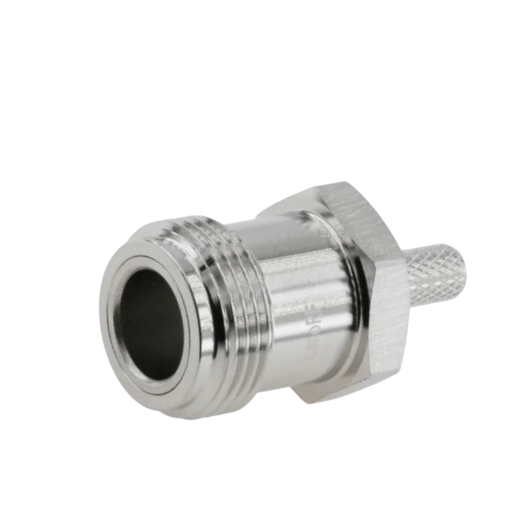 Конектор N-типу гніздо Leno RFз нікелевим покриттям 1 шт. (000049239) - фото 5 Конектор N-типу гніздо Leno RFз нікелевим покриттям 1 шт. (000049239) - фото 5