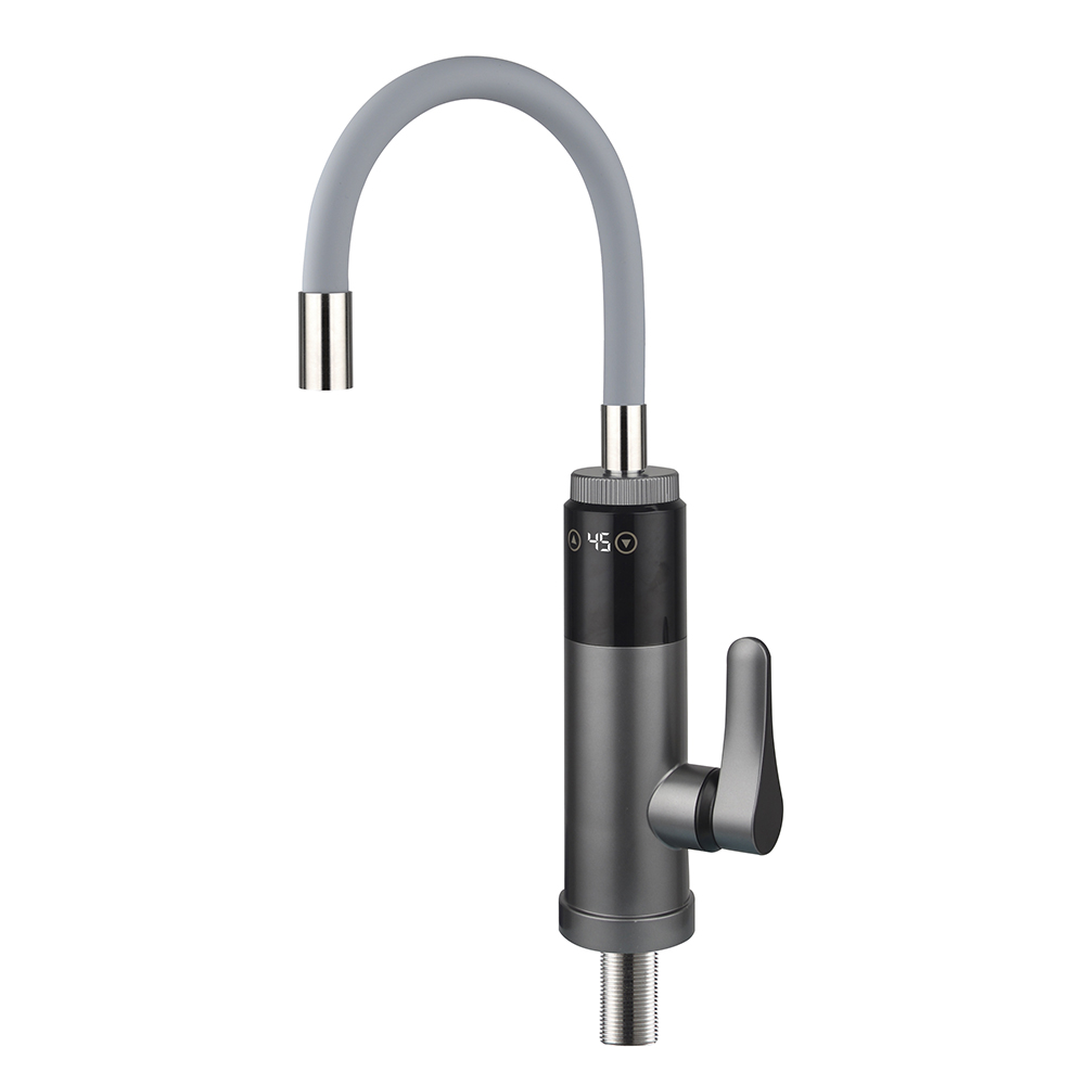 Проточний водонагрівач Wezer G19 Grey для кухні 3,3 кВт Графітовий (1055741)