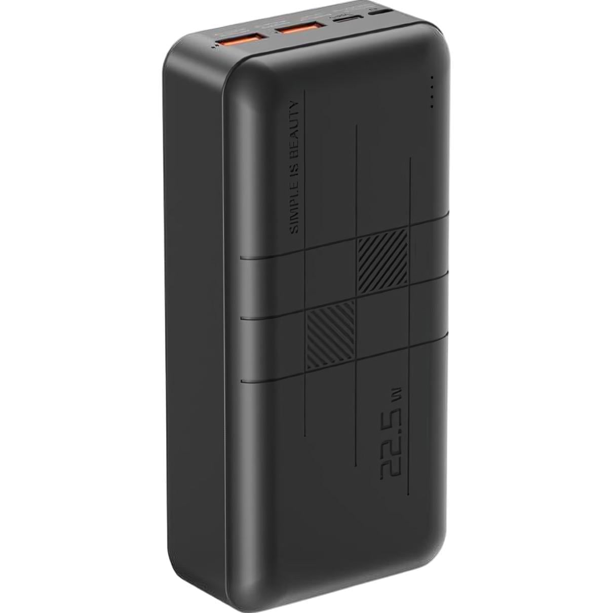 Внешний аккумулятор XO PR189 30000 mAh 22,5W Black