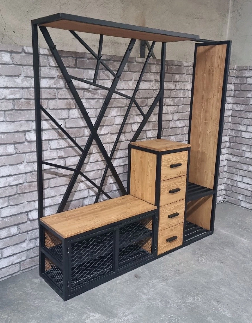 Вешалка для прихожей EcoLoft IN-2257 в стиле лофт (24628764)