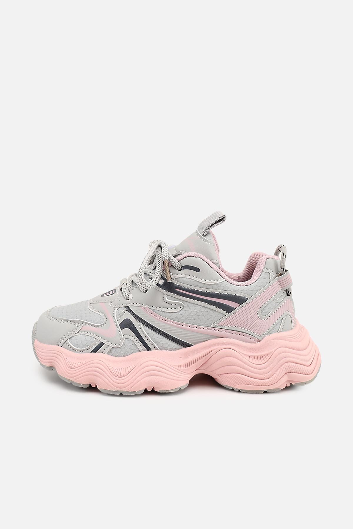 Кроссовки для девочки ЦБ-00273848 р. 33 Серый (SKT001056458)