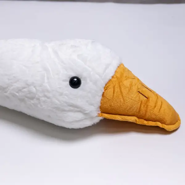 Подушка-іграшка Гусь-обіймуся з пледом 100х180 см Білий - фото 4