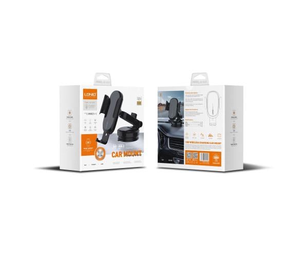 Держатель для телефона в машину LDNIO MW21-1 Wireless charger 15W Black - фото 2
