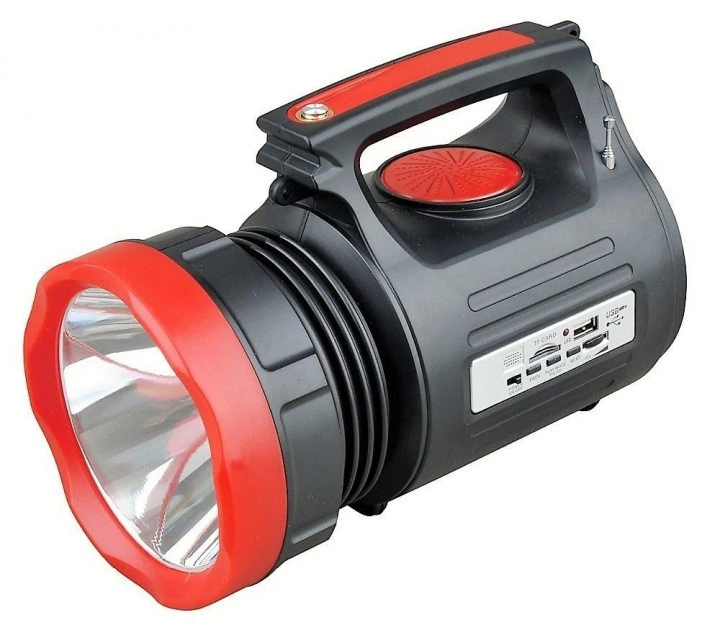 Фонарь аккумуляторный ручной Wimpex WX-2980 с FM-радио/USB и TF (ML-05403)