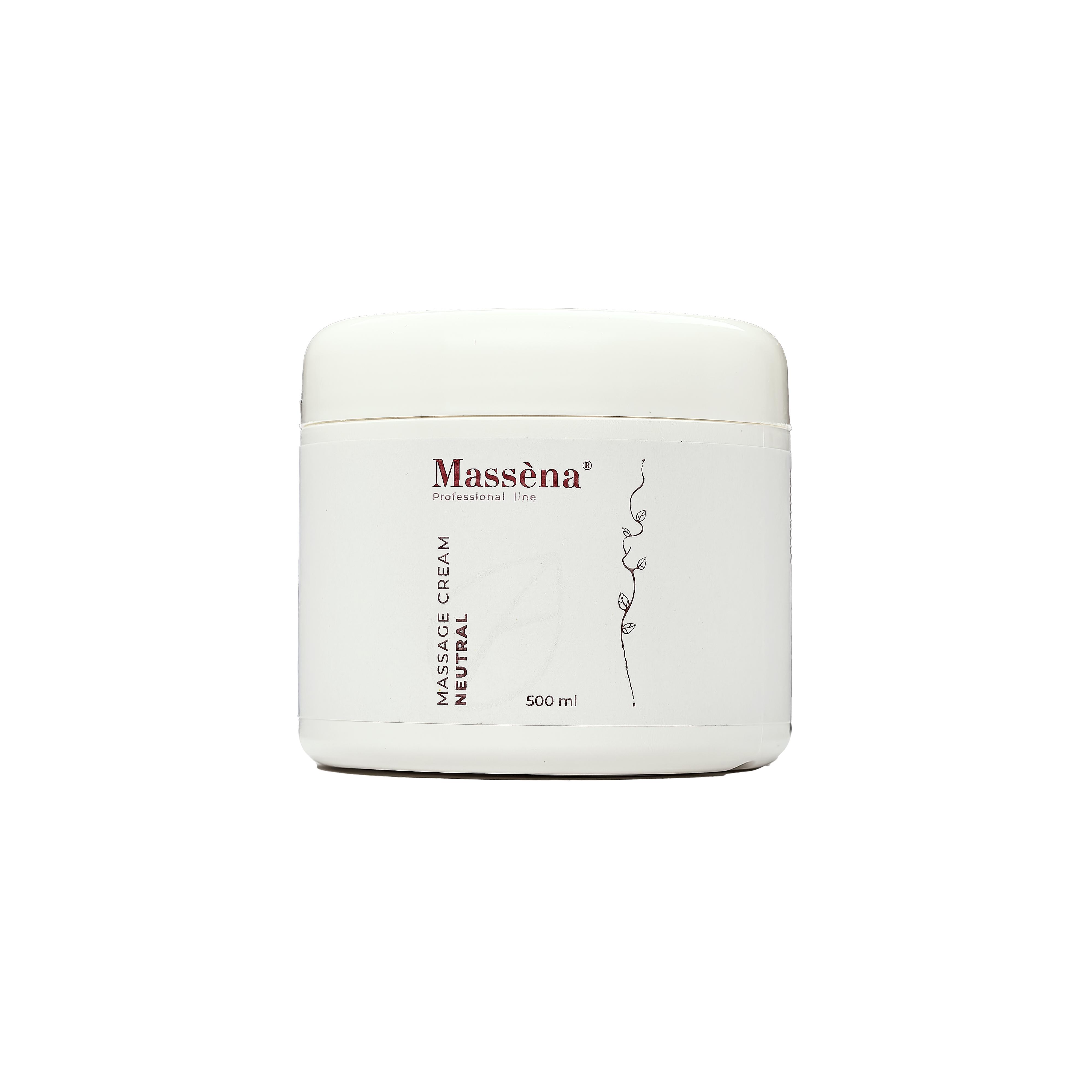 Крем для тела массажный MASSENA MASSAGE CREAM NEUTRAL нейтральный 500 мл (37298853)
