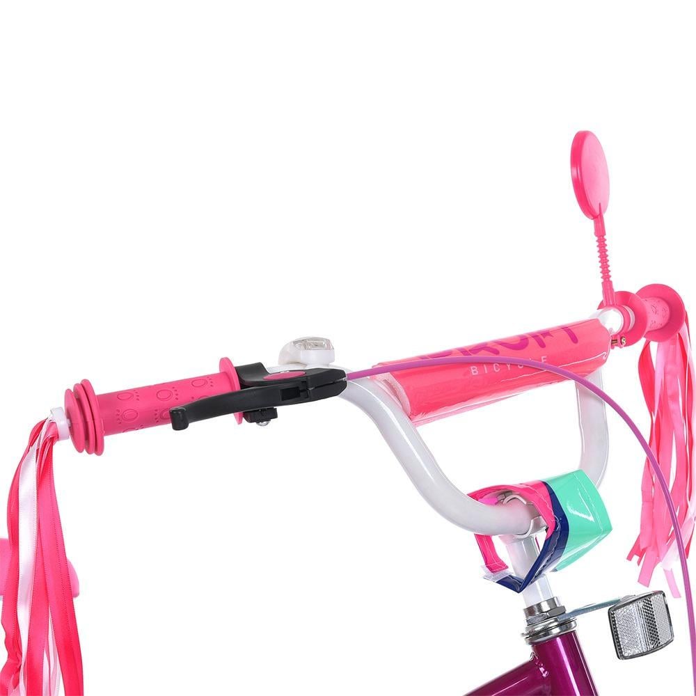 Велосипед для дівчинки PROF1 Wave 20" з багажником Фіолетовий - фото 3 Велосипед для дівчинки PROF1 Wave 20" з багажником Фіолетовий - фото 3