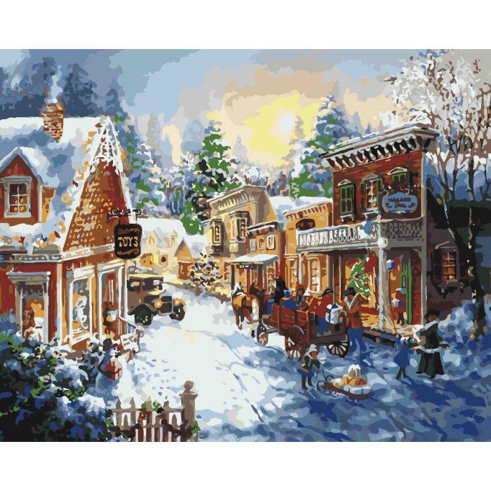 Картина по номерам Идейка В канун Рождества 40x50 см (skl-КНО2247)