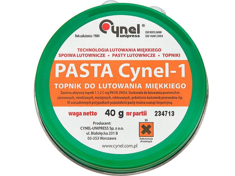 Паста-флюс паяльная Cynel 40g LX990 (2374000840)