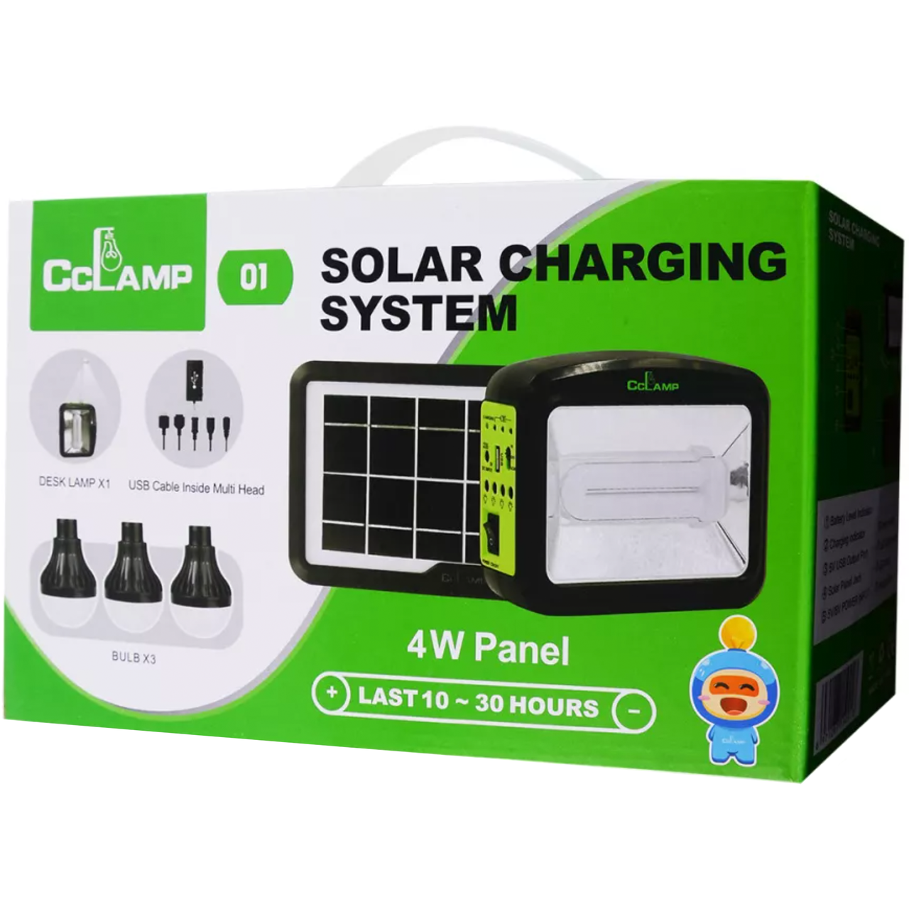 Багатофункціональний ліхтар із сонячною панеллю, павербанк MultiFunctional Led Cclamp CL-01 with Solar Panel - фото 6 Багатофункціональний ліхтар із сонячною панеллю, павербанк MultiFunctional Led Cclamp CL-01 with Solar Panel - фото 6