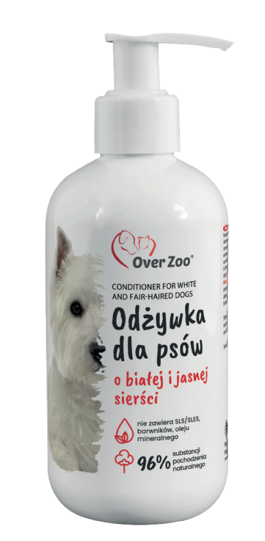 Кондиціонер Over Zoo для собак з білою та світлою шерстю 250 мл (74)