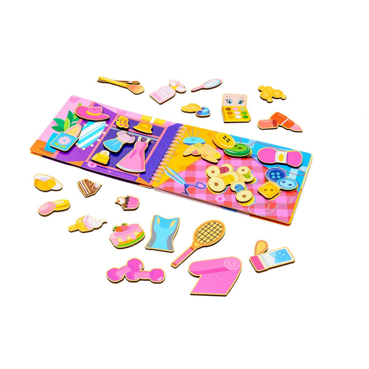 Настольная игра PuzzleOK Альбом для девочек Разноцветный (SR-113-N-285)