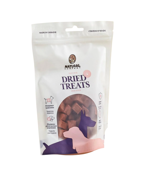 Ласощі для собак мясні кубики з баранини для дресирування 100 г (979-01)