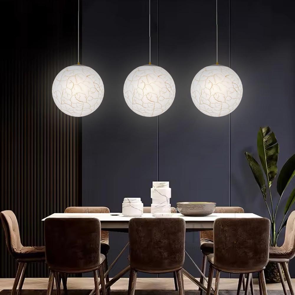 Підвісний світильник з імітацією Місяця Ø 30 см (S008-300) - фото 2