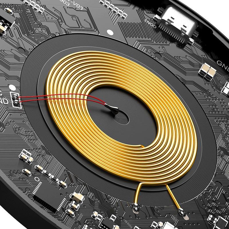 Зарядка бездротова Qi BASEUS Simple Magnetic Wireless Charger suit for IP12 5V 2А Black (7140521) - фото 4 Зарядка бездротова Qi BASEUS Simple Magnetic Wireless Charger suit for IP12 5V 2А Black (7140521) - фото 4