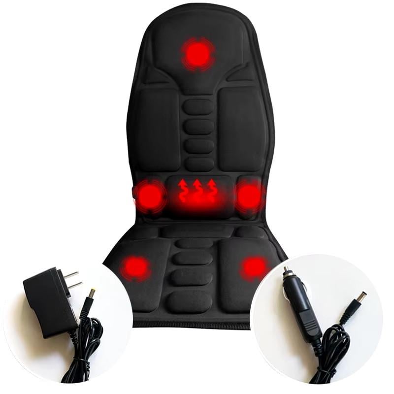 Накидка массажная RIAS Massage Cushion JB-100B с подогревом пульт 12/220V Black (3_05640) - фото 5