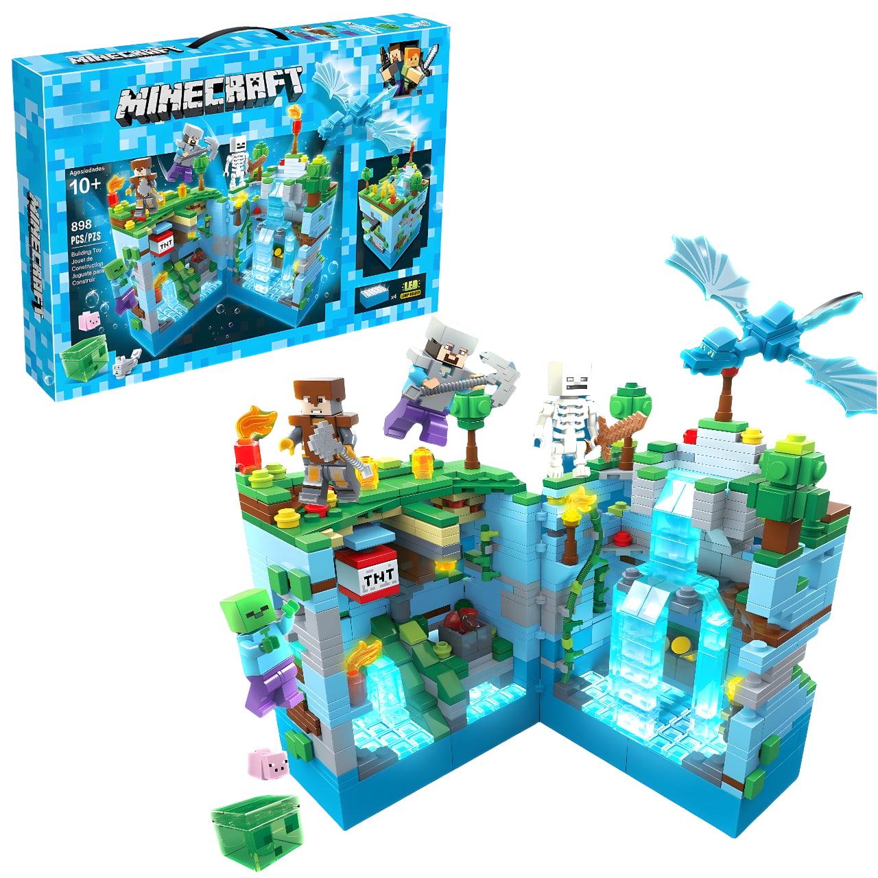 Конструктор Minecraft Водяна фортеця з LED-підсвіткою 898 дет. (6650)