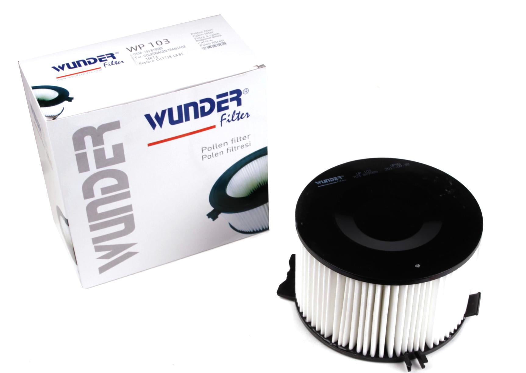 Фильтр салона Wunder Filter VW T-4 с 90-03 г.в. 1.9D/1.9TD 2.0/2.4D 2.5 2.5TDI WP 103 703819989 703819990A 7D0819989