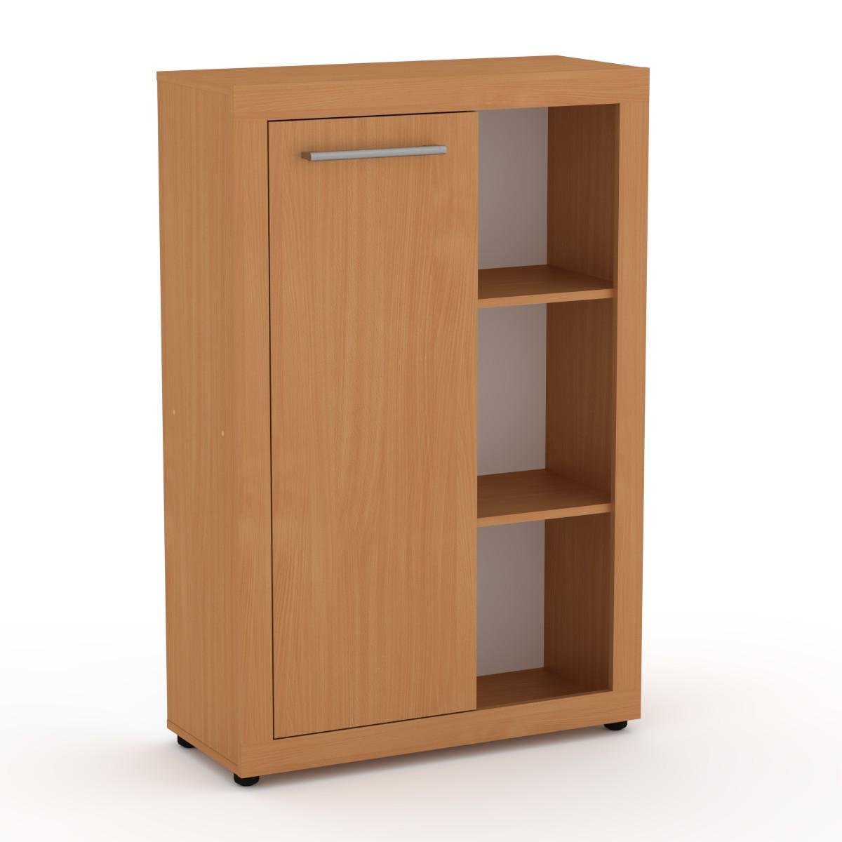 Комод-тумба МеблиКо 1 МГ-1 80х34х122 см Бук (k-1474-1)