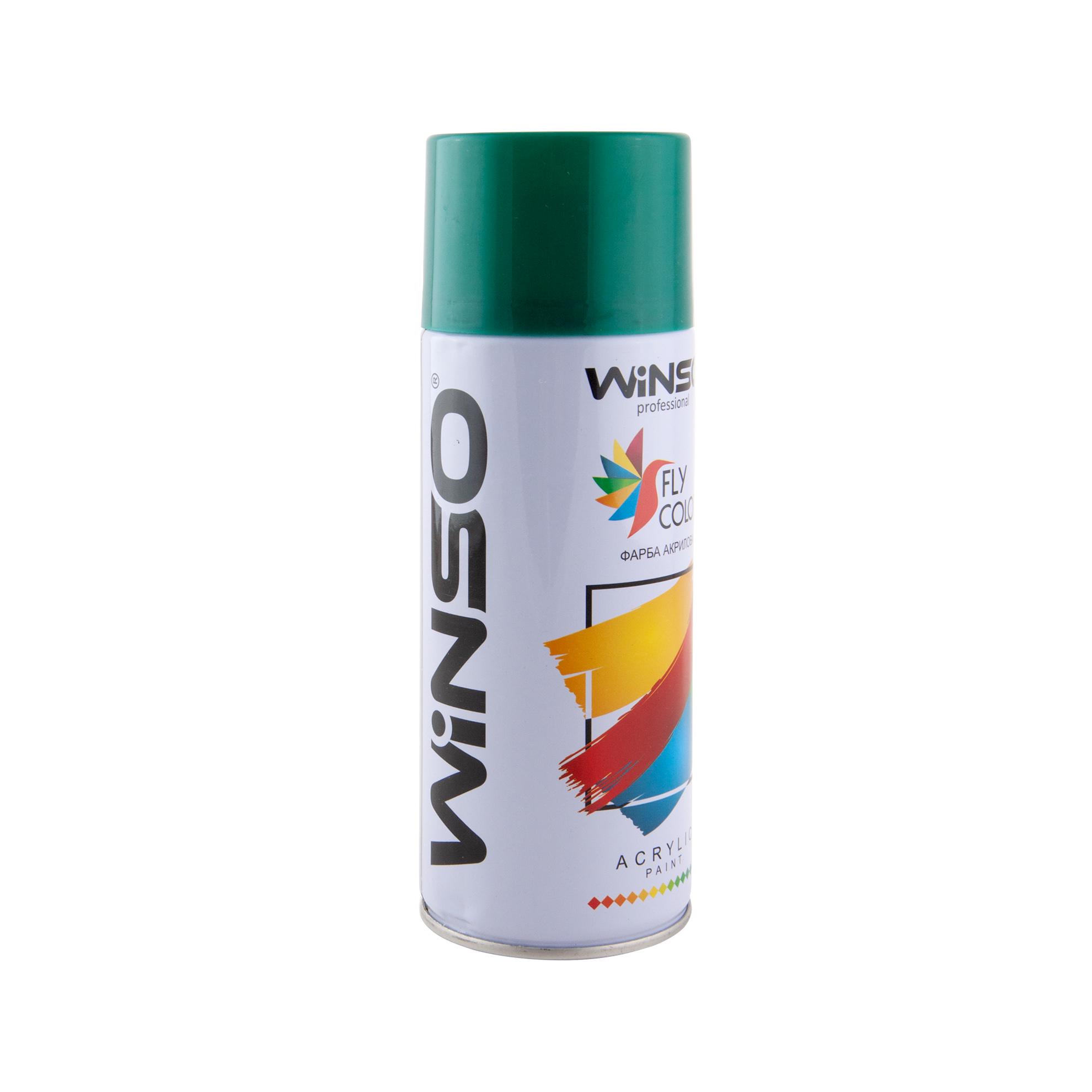 Краска акриловая Winso Spray 450 мл Зеленый (OPAL GREEN/RAL6026) - фото 2