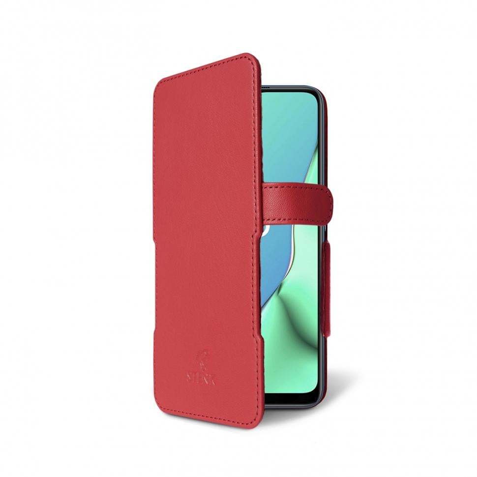 Чехол книжка Stenk Prime для OPPO A9 2020 Красный (65370)
