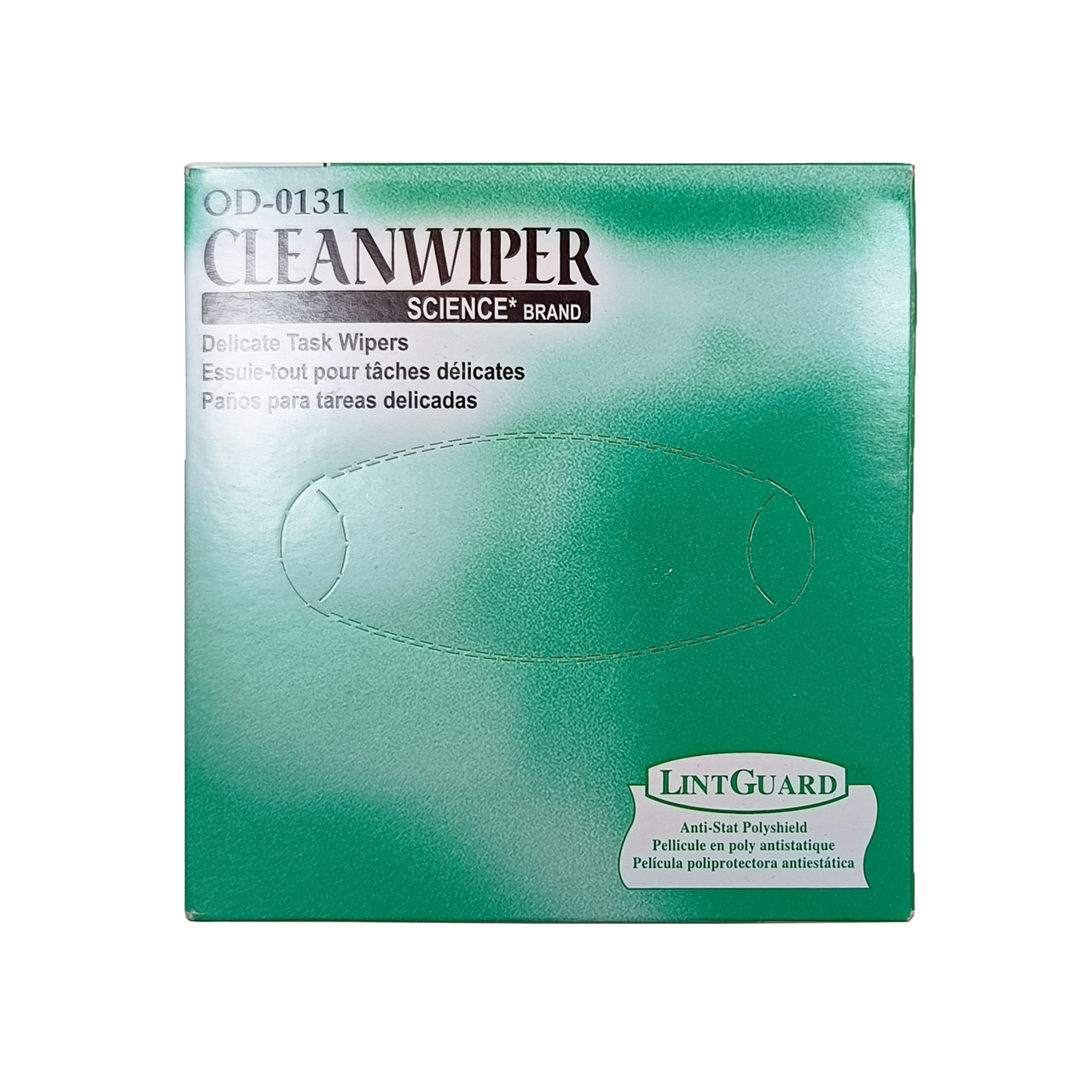 Салфетки безворсовые для оптики clean wiper od 280 шт. (0131) - фото 2